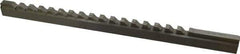 Value Collection - 3/8" Keyway Width, Style D, Keyway Broach - High Speed Steel, Bright Finish, 9/16" Broach Body Width, 1" to 6" LOC, 13-7/8" OAL - Best Tool & Supply