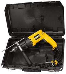 DeWALT - 1/2" Keyed Chuck Electric Hammer Drill - 0 to 46,000 BPM, 0 to 2,700 RPM, Reversible - Best Tool & Supply