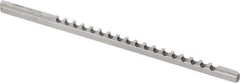 Dumont Minute Man - 3/32" Keyway Width, Style A, Keyway Broach - High Speed Steel, Bright Finish, 1/8" Broach Body Width, 13/64" to 1-1/8" LOC, 5" OAL, 780 Lbs Pressure for Max LOC - Best Tool & Supply