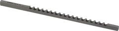 Dumont Minute Man - 1/8" Keyway Width, Style A, Keyway Broach - High Speed Steel, Bright Finish, 1/8" Broach Body Width, 13/64" to 1-1/8" LOC, 5" OAL, 650 Lbs Pressure for Max LOC - Best Tool & Supply