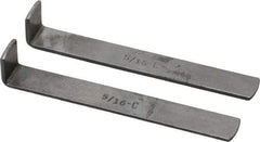 Dumont Minute Man - 2 Piece Style C Broach Shim - 5/16" Keyway Width, 0.055" Shim Thickness - Best Tool & Supply