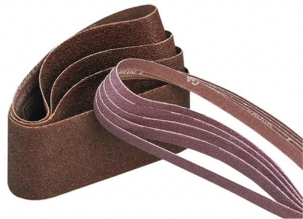 Norton - 4" Wide x 48" OAL, 50 Grit, Aluminum Oxide Abrasive Belt - Aluminum Oxide, Coarse, Coated, Series R228 - Best Tool & Supply