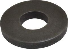 Gibraltar - M10 Screw, Steel Standard Flat Washer - 10.5mm ID x 28mm OD, 4mm Thick, Black Phosphate Finish - Best Tool & Supply