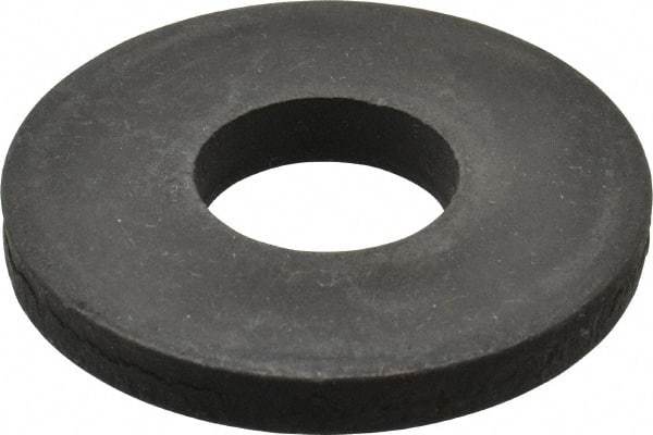 Gibraltar - M16 Screw, Steel Standard Flat Washer - 17mm ID x 45mm OD, 6mm Thick, Black Phosphate Finish - Best Tool & Supply