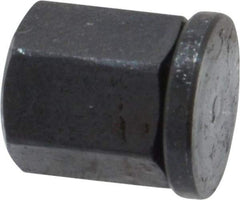 Gibraltar - 1/4-20, Black Oxide Finish, Steel Swivel Hex Nut - 3/8" Pad, 5/16" Wide x 13/32" High x 3/16" Deep - Best Tool & Supply