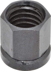 Gibraltar - 3/8-16, Black Oxide Finish, Steel Swivel Hex Nut - 1/2" Pad, 7/16" Wide x 17/32" High x 17/64" Deep - Best Tool & Supply