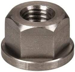 Gibraltar - 1/2-13, 1-1/8" Flange Diam, 11/16" High, 7/8" Across Flats, Flange Nut - Grade 303 Stainless Steel, 5/32" Flange Height - Best Tool & Supply