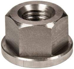 Gibraltar - 5/8-11, 1-3/8" Flange Diam, 13/16" High, 1-1/16" Across Flats, Flange Nut - Grade 303 Stainless Steel, 3/16" Flange Height - Best Tool & Supply