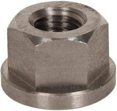 Gibraltar - 3/4-10, 1-5/8" Flange Diam, 1" High, 1-1/4" Across Flats, Flange Nut - Grade 303 Stainless Steel, 1/4" Flange Height - Best Tool & Supply