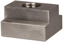 Gibraltar - 1/2-13 Blind Tapped T Slot Nut - 11/16" Slot Width, 1-1/8 x 13/32" Base Width x Height, 1-1/4 x 3/4" OAL x Height - Best Tool & Supply