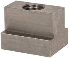 Gibraltar - 5/8-11 Blind Tapped T Slot Nut - 11/16" Slot Width, 1-1/8 x 15/32" Base Width x Height, 1-1/2 x 1-1/8" OAL x Height - Best Tool & Supply