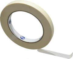 Intertape - 1/2" Wide x 60 Yd Long White Paper Masking Tape - Series PG500, 5 mil Thick, 21 In/Lb Tensile Strength - Best Tool & Supply