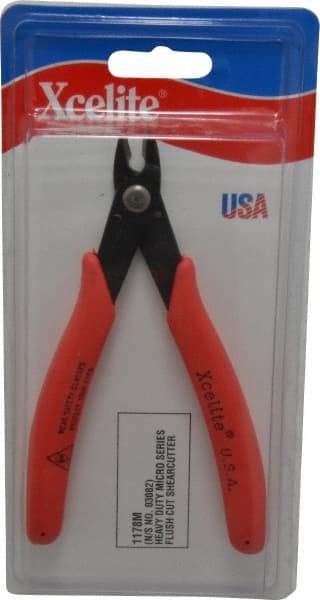 Xcelite - 143mm OAL, 14 AWG Capacity, Diagonal Cutter - 13/32" Jaw Length x 14mm Jaw Width, Standard Head - Best Tool & Supply