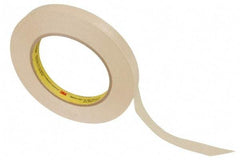 3M - 1/2" Wide x 60 Yd Long Tan Paper Masking Tape - Series 232, 6.3 mil Thick, 27 In/Lb Tensile Strength - Best Tool & Supply