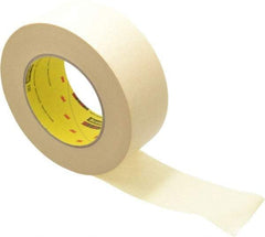 3M - 2" Wide x 60 Yd Long Tan Paper Masking Tape - Series 232, 6.3 mil Thick, 27 In/Lb Tensile Strength - Best Tool & Supply