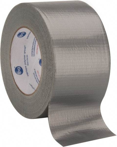 Intertape - 3" x 55m Silver Duct Tape - 7 mil, Rubber Adhesive, Polyethylene Film Backing, 17 Lb/ln Tensile Strength, Series AC10 - Best Tool & Supply