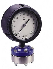 Value Collection - 160 Max psi, 4-1/2 Inch Dial Diameter, Polypropylene Pressure Gauge Guard and Isolator - 0.5% Accuracy - Best Tool & Supply