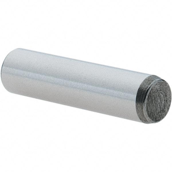 Value Collection - 1/4" Diam x 1" Pin Length Grade 8 Alloy Steel Pull Out Dowel Pin - 1 Rounded & 1 Threaded End - Best Tool & Supply