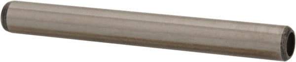 Value Collection - 1/4" Diam x 2-1/4" Pin Length Grade 8 Alloy Steel Pull Out Dowel Pin - 1 Rounded & 1 Threaded End - Best Tool & Supply