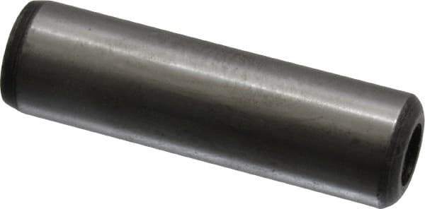 Value Collection - 1/2" Diam x 1-3/4" Pin Length Grade 8 Alloy Steel Pull Out Dowel Pin - 1 Rounded & 1 Threaded End - Best Tool & Supply