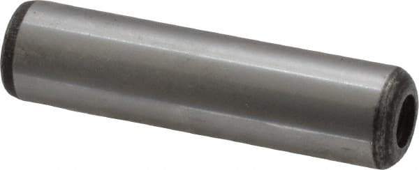 Value Collection - 1/2" Diam x 2" Pin Length Grade 8 Alloy Steel Pull Out Dowel Pin - 1 Rounded & 1 Threaded End - Best Tool & Supply