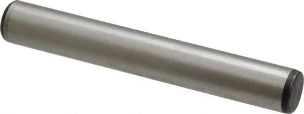 Value Collection - 1/2" Diam x 3-1/2" Pin Length Grade 8 Alloy Steel Pull Out Dowel Pin - 1 Rounded & 1 Threaded End - Best Tool & Supply