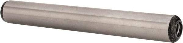 Value Collection - 1/2" Diam x 4" Pin Length Grade 8 Alloy Steel Pull Out Dowel Pin - 1 Rounded & 1 Threaded End - Best Tool & Supply