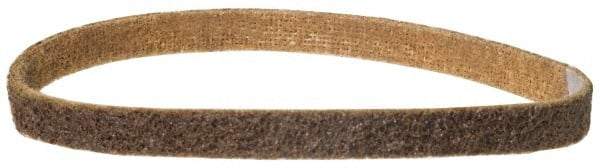 3M - 4" Wide x 168" OAL, Aluminum Oxide Abrasive Belt - Aluminum Oxide, Medium, Nonwoven, Series SC-BS - Best Tool & Supply