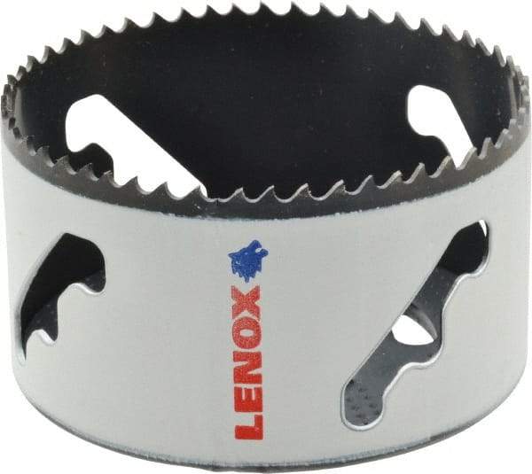 Lenox - 3-5/8" Diam, 1-1/2" Cutting Depth, Hole Saw - Bi-Metal Saw, Toothed Edge - Best Tool & Supply