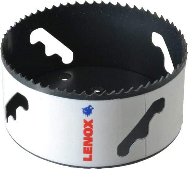 Lenox - 4-1/4" Diam, 1-1/2" Cutting Depth, Hole Saw - Bi-Metal Saw, Toothed Edge - Best Tool & Supply