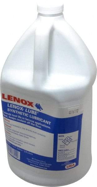 Lenox - Lenox Lube, 1 Gal Bottle Sawing Fluid - Synthetic - Best Tool & Supply