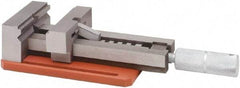 Value Collection - 4" Jaw Width, 4" Jaw Opening Capacity, 1" Jaw Height, Toolmaker's Vise - Flat Jaw, 9" OAL - Best Tool & Supply