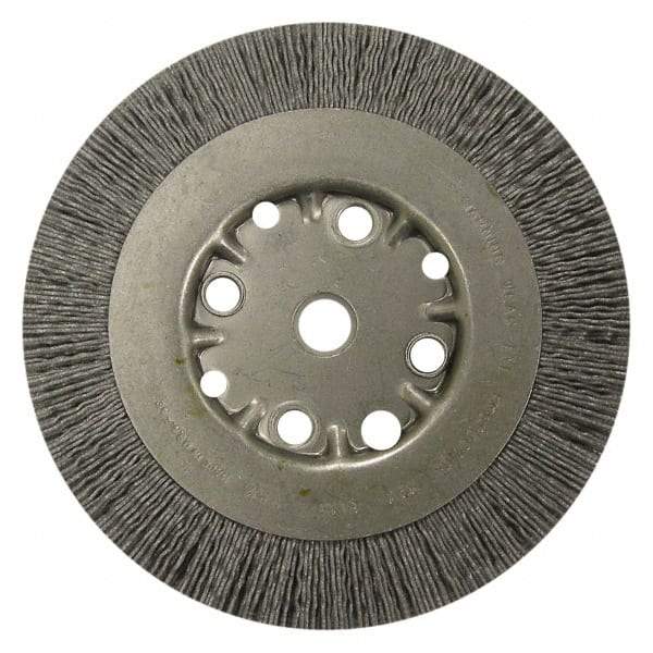 Anderson - 10" OD, 3/4" Arbor Hole, Crimped Nylon Wheel Brush - 1" Face Width - Best Tool & Supply