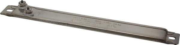 Value Collection - 14" OAL, 120 Volt, Offset Terminal, Stainless Steel High Density Strip Finned Heater - 500 Watt, 14 Watts per Sq In - Best Tool & Supply