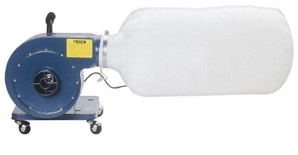 Enco - 110 Volt Portable Dust Collector - 4" Connection Diam, 750 CFM Air Flow - Best Tool & Supply