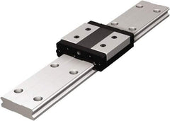 THK - 820mm OAL x 42mm Overall Width x 15mm Overall Height 4 Way SHW Rail - 60mm Between Holes, 4-1/2 x 7-1/2 x 5.3mm Hole Size - Best Tool & Supply