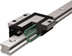 THK - 2,520mm OAL x 34mm Overall Width x 28mm Overall Height Horizontal Mount SSR Rail - 80mm Between Holes, 9 x 14 x 12mm Hole Size - Best Tool & Supply