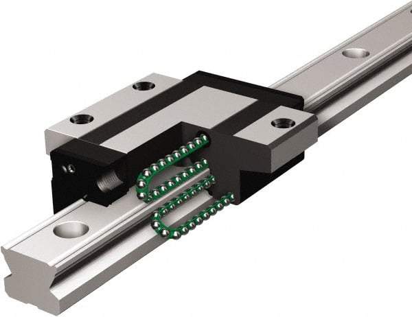 THK - 1,640mm OAL x 34mm Overall Width x 28mm Overall Height SR Rail - 80mm Between Holes, 9 x 14 x 12mm Hole Size - Best Tool & Supply