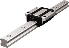 THK - 460mm OAL x 15mm Overall Width x 15mm Overall Height 4 Way HSR Rail - 60mm Between Holes, 4-1/2 x 7-1/2 x 5.3mm Hole Size - Best Tool & Supply