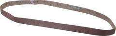 3M - 1" Wide x 48" OAL, 80 Grit, Aluminum Oxide Abrasive Belt - Aluminum Oxide, Medium, Coated, X Weighted Cloth Backing, Series 341D - Best Tool & Supply