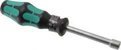 Wera - 11/32" Hollow Shaft Nutdriver - Ergonomic Handle, 7-1/4" OAL - Best Tool & Supply