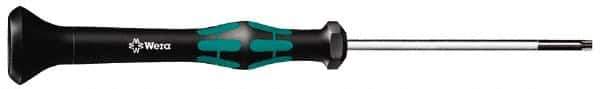 Wera - T10 Torx Driver - 2-3/8" Blade Length, 6-3/16" OAL, Micro Handle - Best Tool & Supply