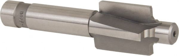 Made in USA - 7/16-20" Port, 0.888" Spotface Diam, 1/4" Tube Outside Diam, Plain Pilot, Straight Shank, High Speed Steel Porting Tool - Best Tool & Supply