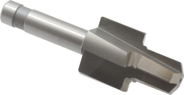 Made in USA - 3/4-16" Port, 1.24" Spotface Diam, 1/2" Tube Outside Diam, Reamer Pilot, Straight Shank, High Speed Steel Porting Tool - Best Tool & Supply