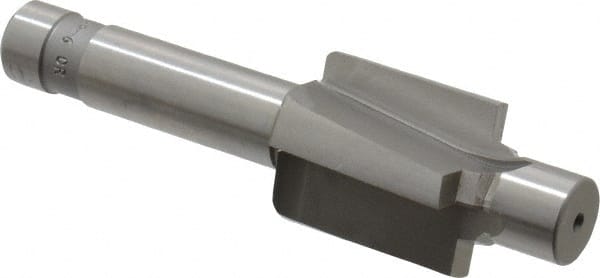 Made in USA - 9/16-18" Port, 0.989" Spotface Diam, 3/8" Tube Outside Diam, Plain Pilot, Straight Shank, High Speed Steel Porting Tool - Best Tool & Supply