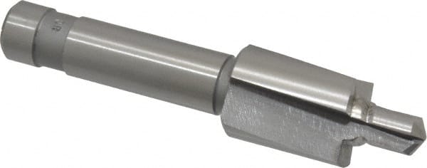 Made in USA - 3/8-24" Port, 0.77" Spotface Diam, 3/16" Tube Outside Diam, Reamer Pilot, Straight Shank, High Speed Steel Porting Tool - Best Tool & Supply