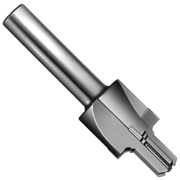 Made in USA - 1/2-20" Port, 0.95" Spotface Diam, 5/16" Tube Outside Diam, Reamer Pilot, Straight Shank, Carbide Tipped Porting Tool - Best Tool & Supply