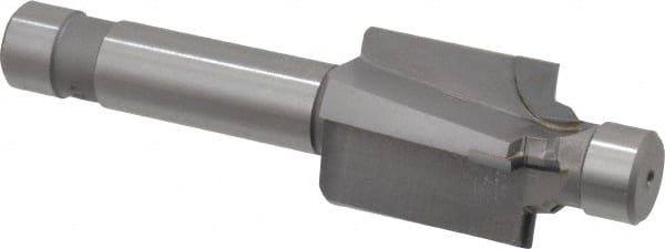 Made in USA - 9/16-18" Port, 0.989" Spotface Diam, 3/8" Tube Outside Diam, Plain Pilot, Straight Shank, Carbide Tipped Porting Tool - Best Tool & Supply