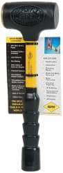 NUPLA - 32 oz Head 2" Face Diam Fiberglass Slim Head Dead Blow Hammer - 12" OAL, Fiberglass Handle - Best Tool & Supply