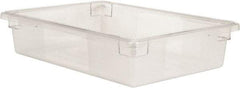 Rubbermaid - Rectangular, Clear Polycarbonate Food Tote Box - 6" High x 18" Wide x 26" Long - Best Tool & Supply